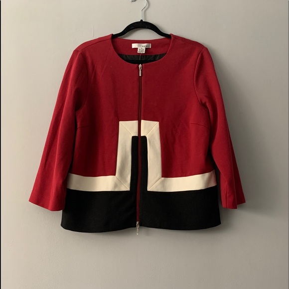 NWT WD NY Ponte Knit Jacket 14 - Picture 4 of 8